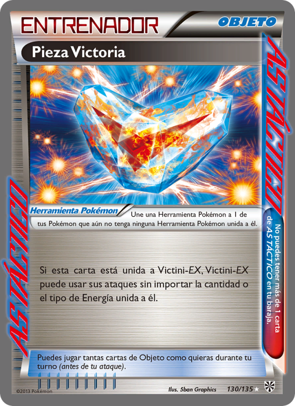 Pieza Victoria 130 — Tormenta Plasma (Spanish Pokémon TCG card)
