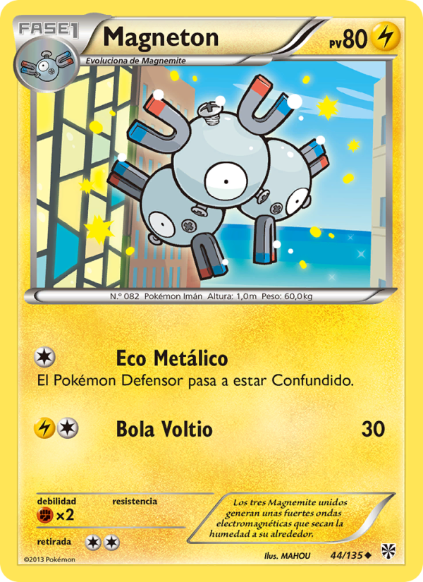 Magneton 44 — Tormenta Plasma (Spanish Pokémon TCG card)