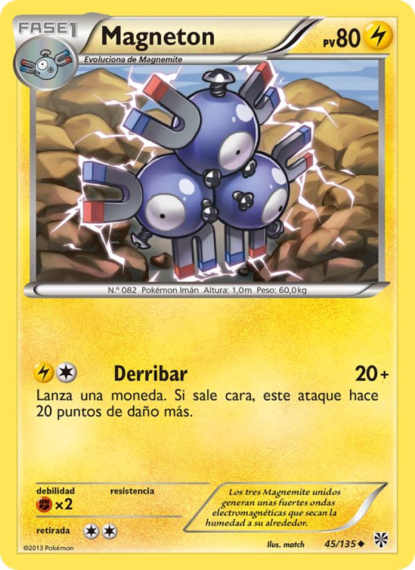 Magneton 45 — Tormenta Plasma (Spanish Pokémon TCG card)