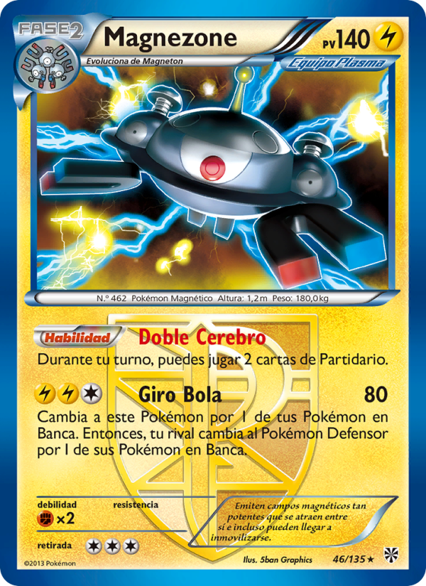 Magnezone 46 — Tormenta Plasma (Spanish Pokémon TCG card)