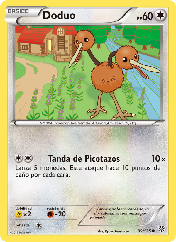 Doduo 99 — Tormenta Plasma (Spanish Pokémon TCG card)
