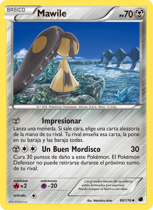 Mawile 80 — Glaciación Plasma (Spanish Pokémon TCG card)