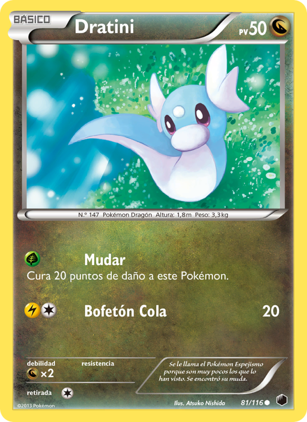 Dratini 81 — Glaciación Plasma (Spanish Pokémon TCG card)