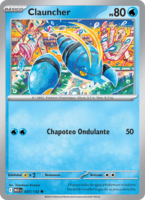 Clauncher 037 — Megaevolución (Spanish Pokémon TCG card)