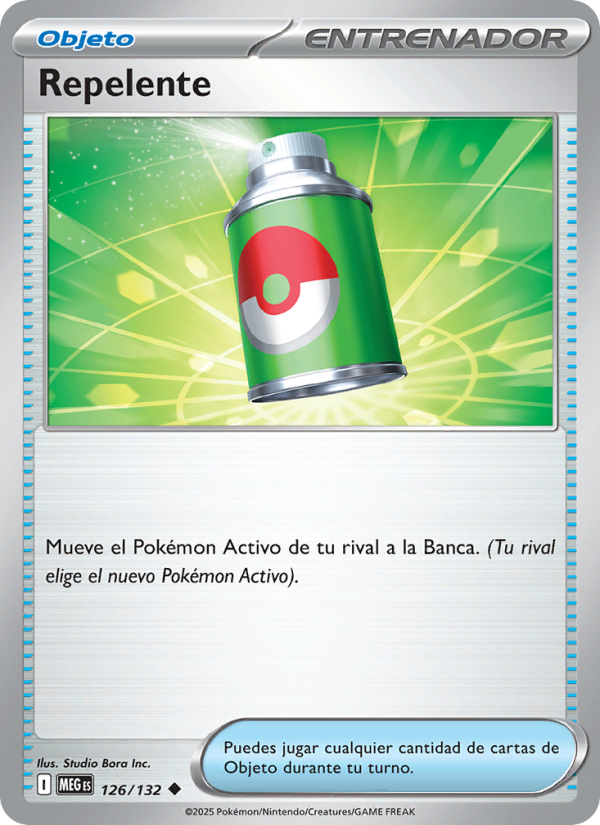 Repelente 126 — Megaevolución (Spanish Pokémon TCG card)