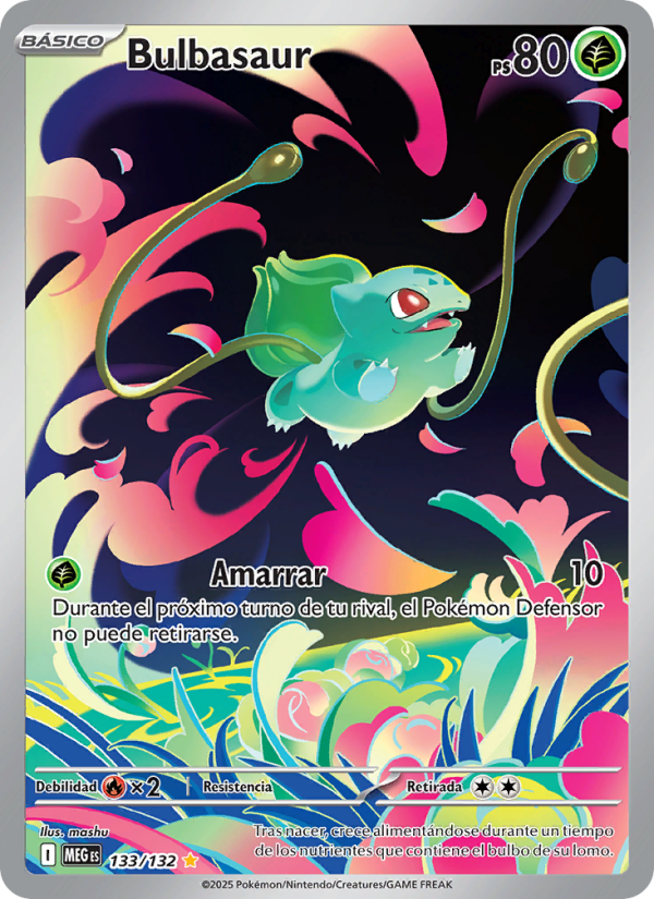 Bulbasaur 133 — Megaevolución (Spanish Pokémon TCG card)
