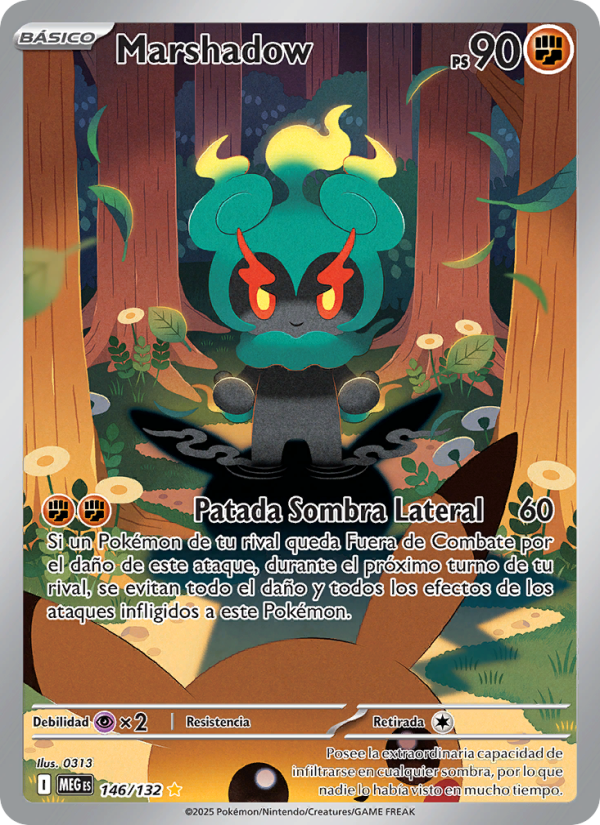 Marshadow 146 — Megaevolución (Spanish Pokémon TCG card)