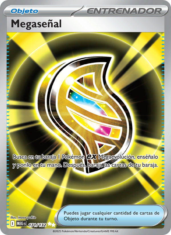 Megaseñal 171 — Megaevolución (Spanish Pokémon TCG card)