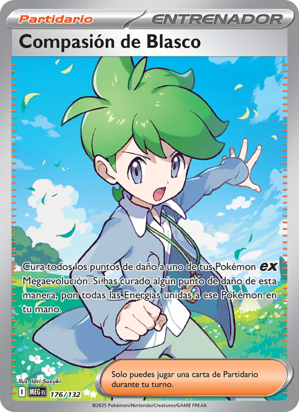 Compasión de Blasco 176 — Megaevolución (Spanish Pokémon TCG card)