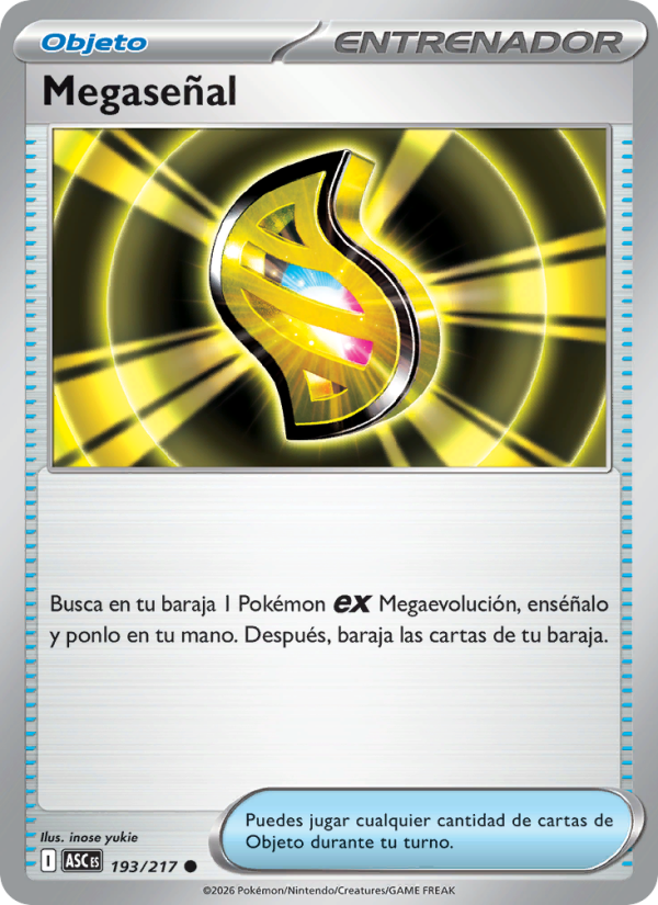 Megaseñal 193 — Héroes Ascendentes (Spanish Pokémon TCG card)