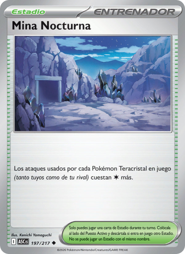 Mina Nocturna 197 — Héroes Ascendentes (Spanish Pokémon TCG card)