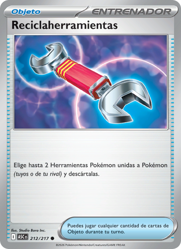 Reciclaherramientas 212 — Héroes Ascendentes (Spanish Pokémon TCG card)