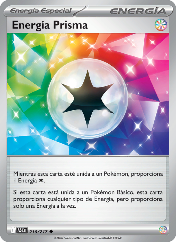 Energía Prisma 216 — Héroes Ascendentes (Spanish Pokémon TCG card)