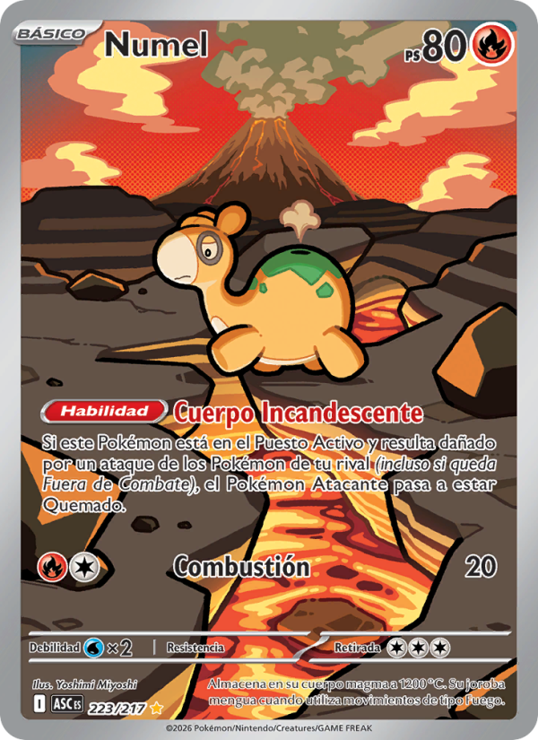 Numel 223 — Héroes Ascendentes (Spanish Pokémon TCG card)