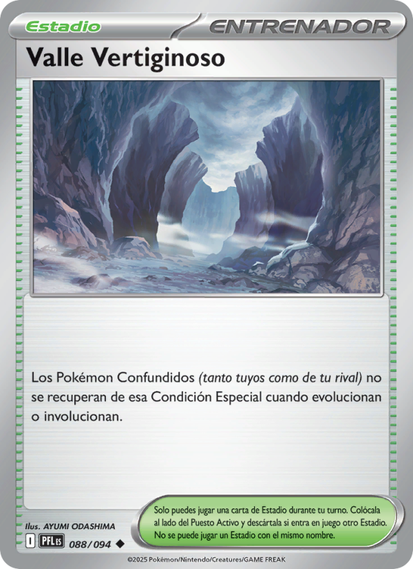 Valle Vertiginoso 088 — Fuegos Fantasmales (Spanish Pokémon TCG card)
