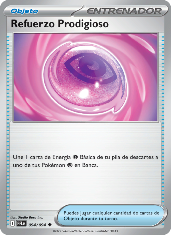Refuerzo Prodigioso 094 — Fuegos Fantasmales (Spanish Pokémon TCG card)