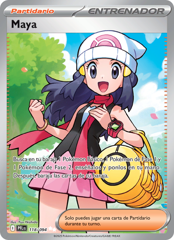 Maya 118 — Fuegos Fantasmales (Spanish Pokémon TCG card)