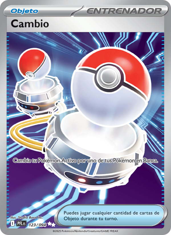 Cambio 123 — Fuegos Fantasmales (Spanish Pokémon TCG card)