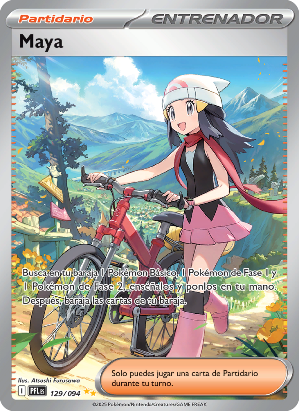 Maya 129 — Fuegos Fantasmales (Spanish Pokémon TCG card)