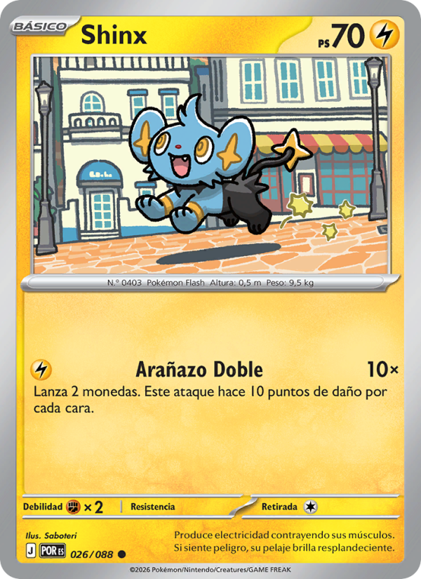 Shinx 026 — Equilibrio Perfecto (Spanish Pokémon TCG card)