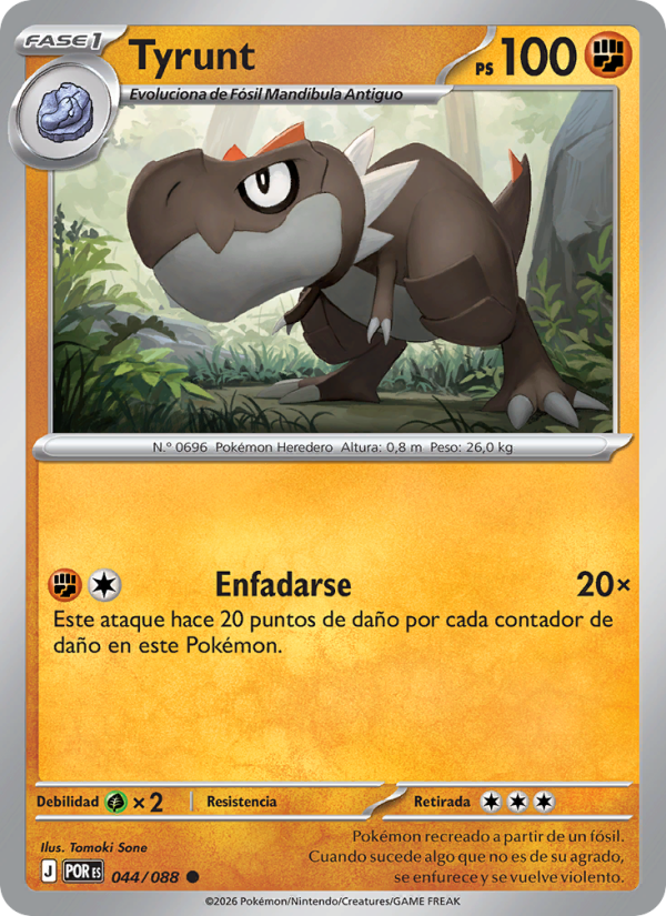 Tyrunt 044 — Equilibrio Perfecto (Spanish Pokémon TCG card)