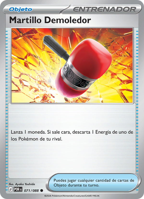 Martillo Demoledor 071 — Equilibrio Perfecto (Spanish Pokémon TCG card)