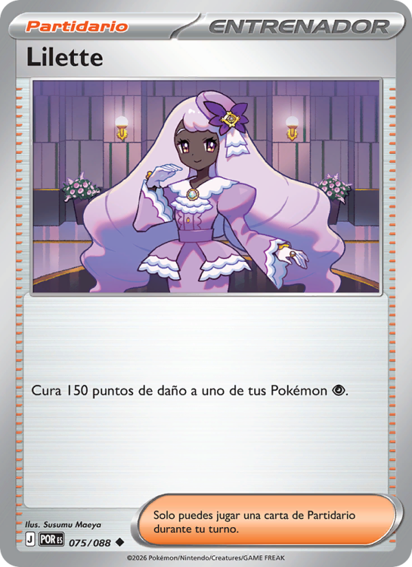 Lilette 075 — Equilibrio Perfecto (Spanish Pokémon TCG card)