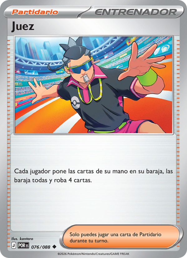 Juez 076 — Equilibrio Perfecto (Spanish Pokémon TCG card)