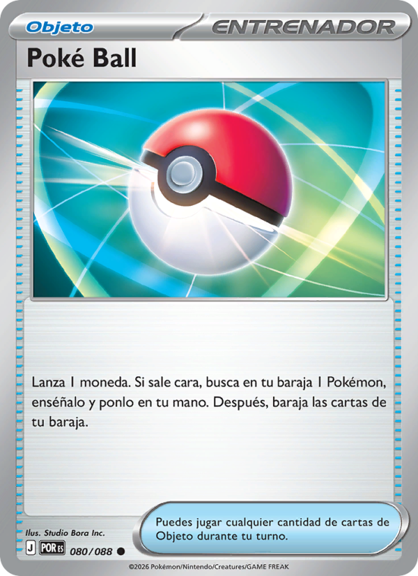 Poké Ball 080 — Equilibrio Perfecto (Spanish Pokémon TCG card)