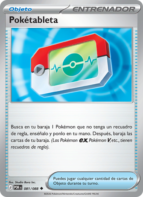Pokétableta 081 — Equilibrio Perfecto (Spanish Pokémon TCG card)