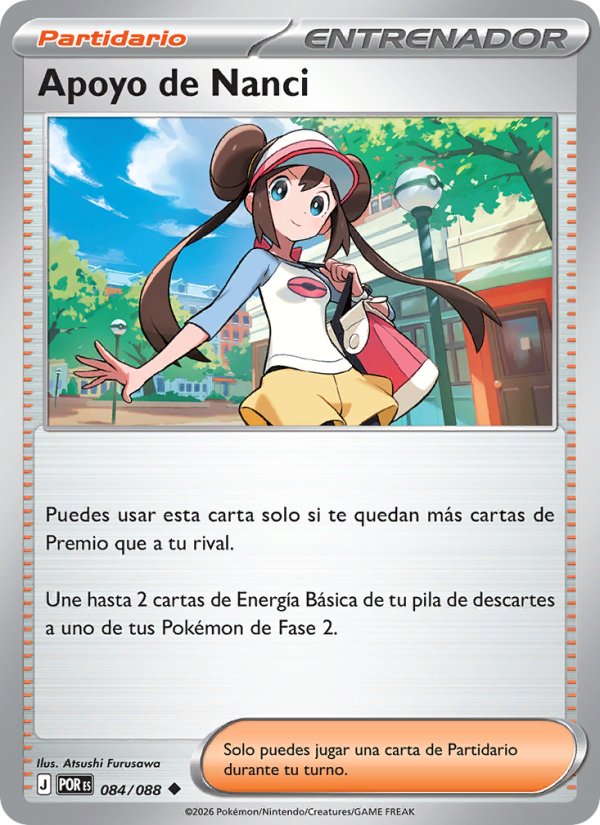 Apoyo de Nanci 084 — Equilibrio Perfecto (Spanish Pokémon TCG card)