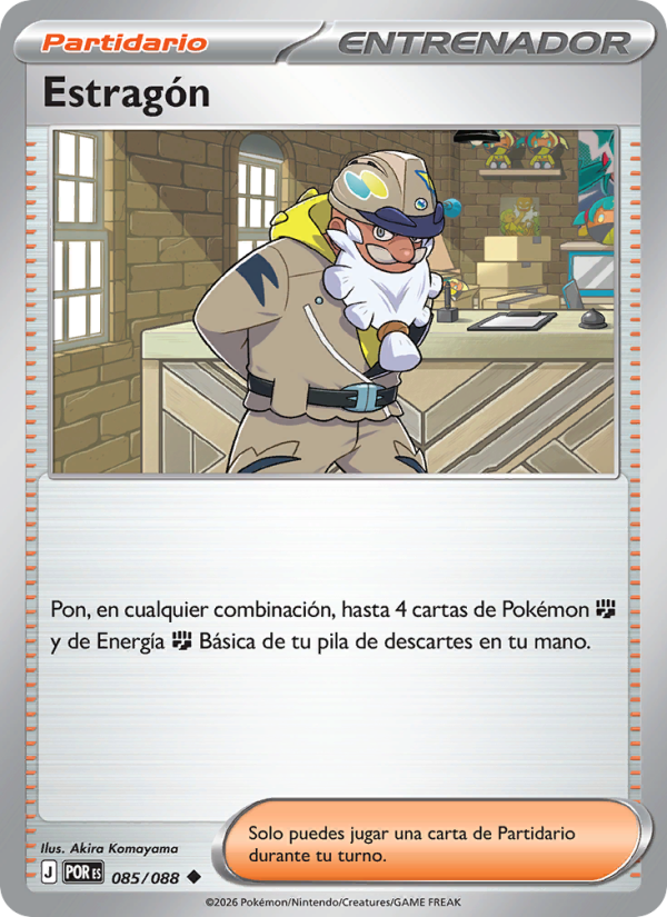 Estragón 085 — Equilibrio Perfecto (Spanish Pokémon TCG card)