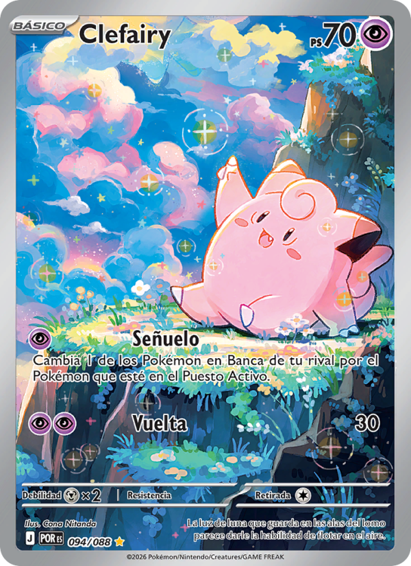 Clefairy 094 — Equilibrio Perfecto (Spanish Pokémon TCG card)