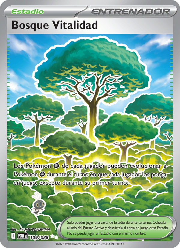 Bosque Vitalidad 109 — Equilibrio Perfecto (Spanish Pokémon TCG card)