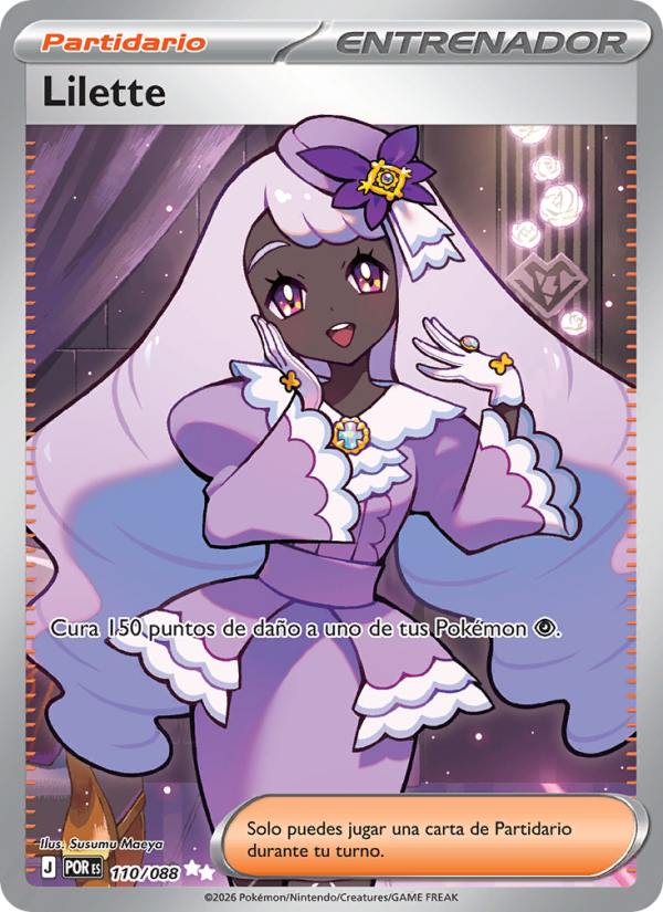 Lilette 110 — Equilibrio Perfecto (Spanish Pokémon TCG card)