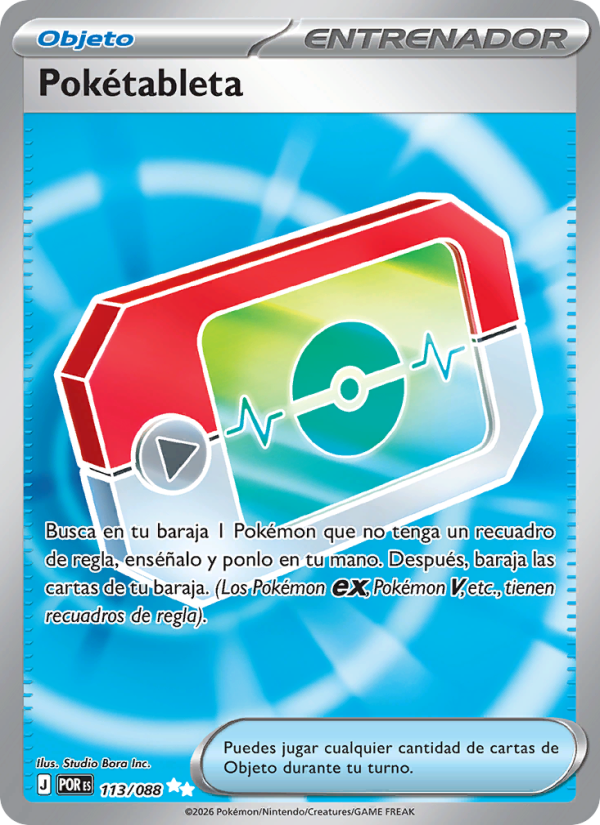 Pokétableta 113 — Equilibrio Perfecto (Spanish Pokémon TCG card)