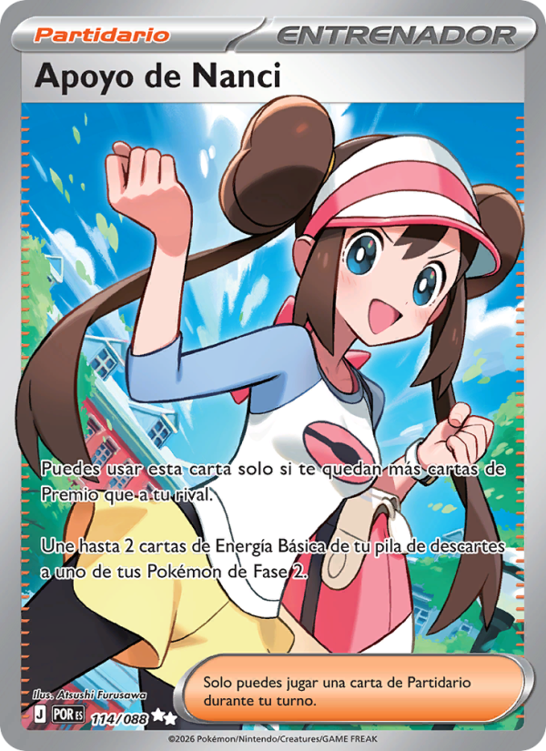 Apoyo de Nanci 114 — Equilibrio Perfecto (Spanish Pokémon TCG card)