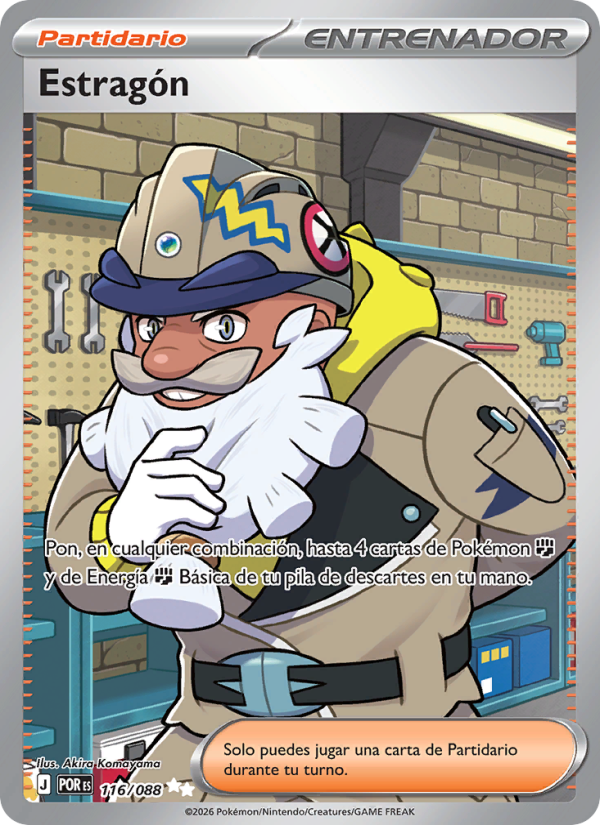 Estragón 116 — Equilibrio Perfecto (Spanish Pokémon TCG card)