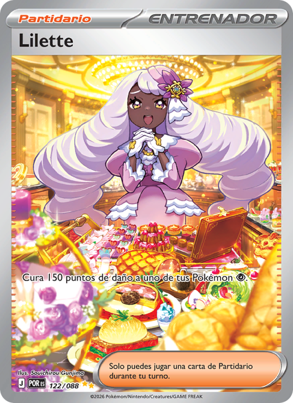 Lilette 122 — Equilibrio Perfecto (Spanish Pokémon TCG card)