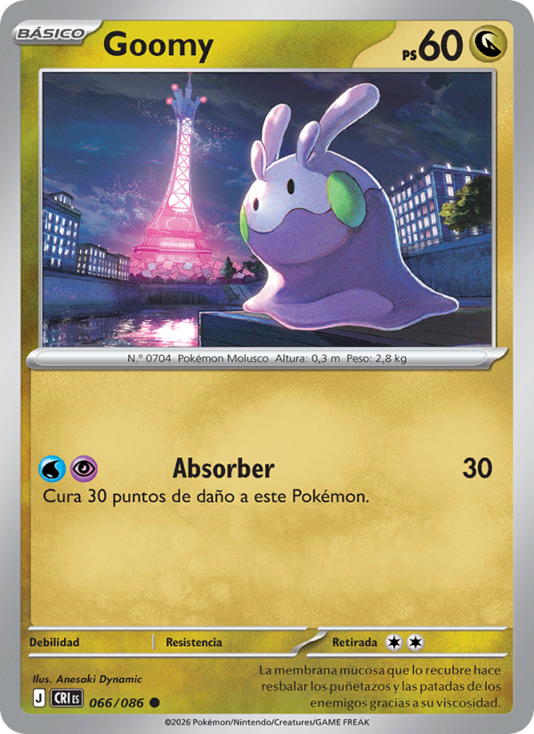Goomy 066 — Caos Creciente (Spanish Pokémon TCG card)