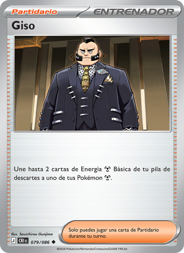 Giso 079 — Caos Creciente (Spanish Pokémon TCG card)