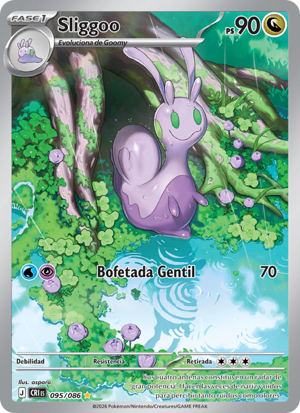 Sliggoo 095 — Caos Creciente (Spanish Pokémon TCG card)