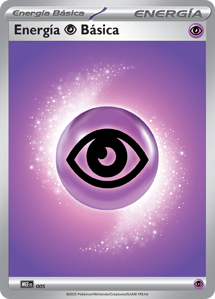 Energía Psíquica 005 — Megaevolución Energía (Spanish Pokémon TCG card)