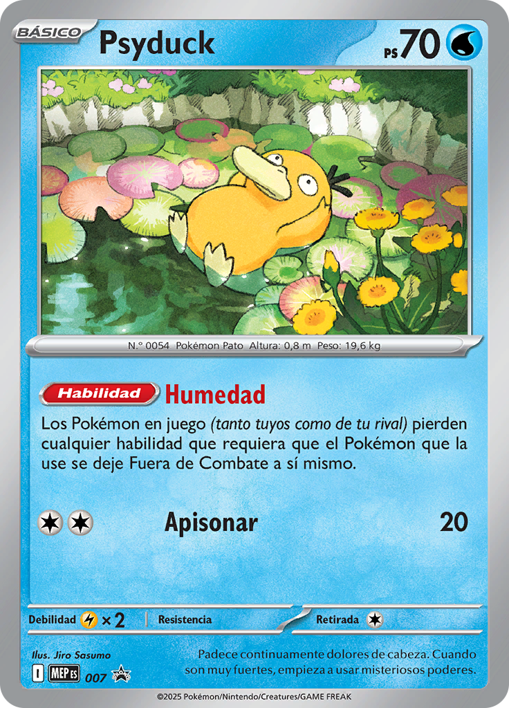 Psyduck 007 — MEP Black Star Promos (Spanish Pokémon TCG card)