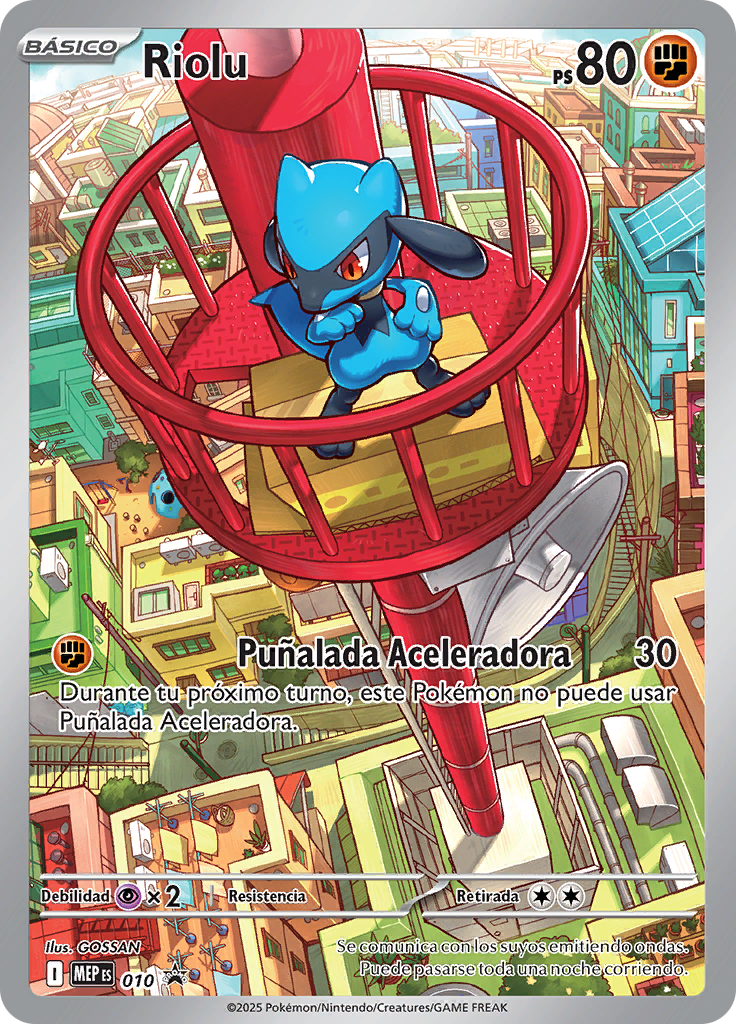 Riolu 010 — MEP Black Star Promos (Spanish Pokémon TCG card)