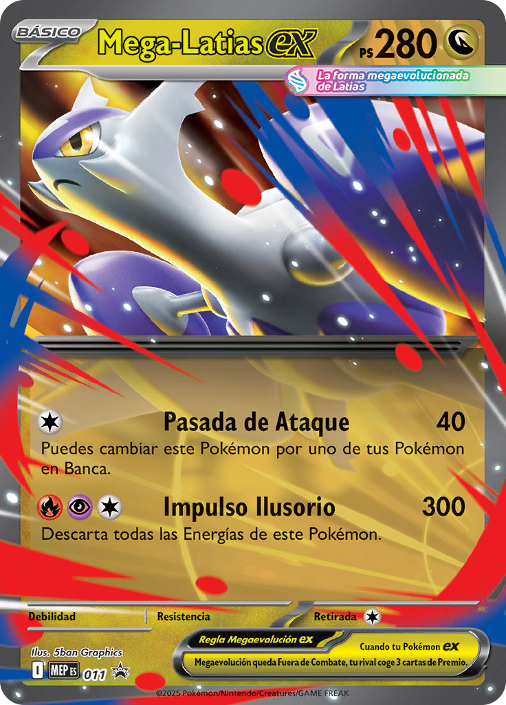 Mega-Latias ex 011 — MEP Black Star Promos (Spanish Pokémon TCG card)