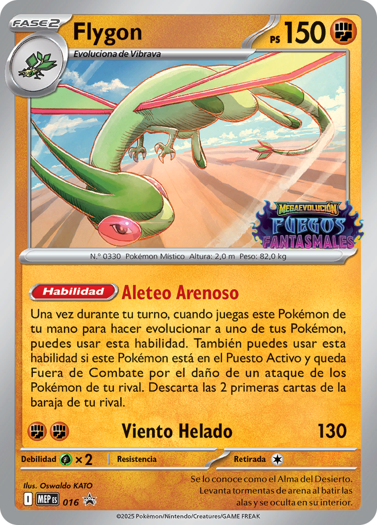 Flygon 016 — MEP Black Star Promos (Spanish Pokémon TCG card)