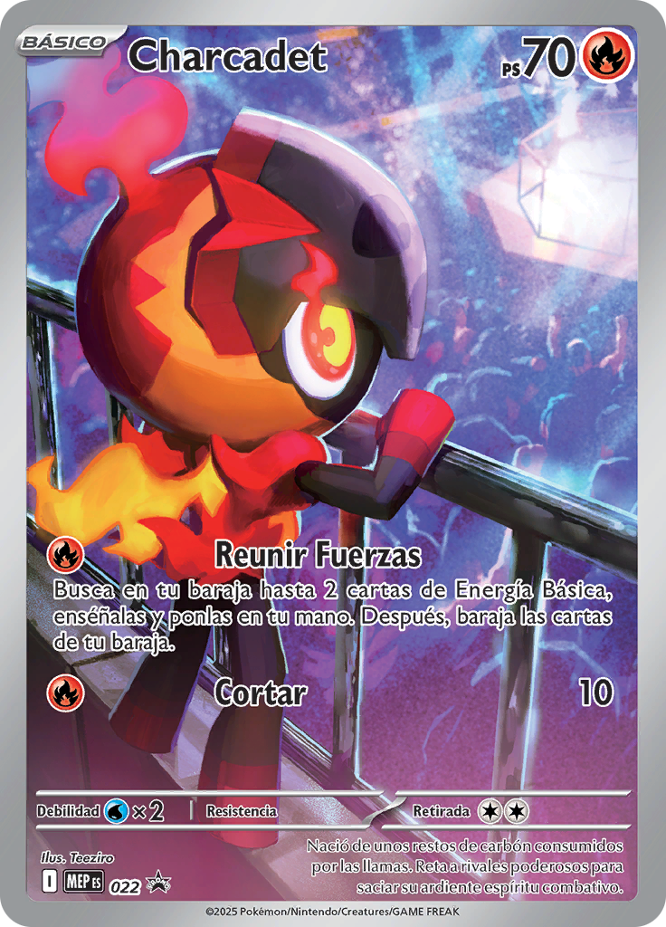 Charcadet 022 — MEP Black Star Promos (Spanish Pokémon TCG card)