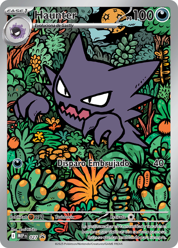 Haunter 027 — MEP Black Star Promos (Spanish Pokémon TCG card)