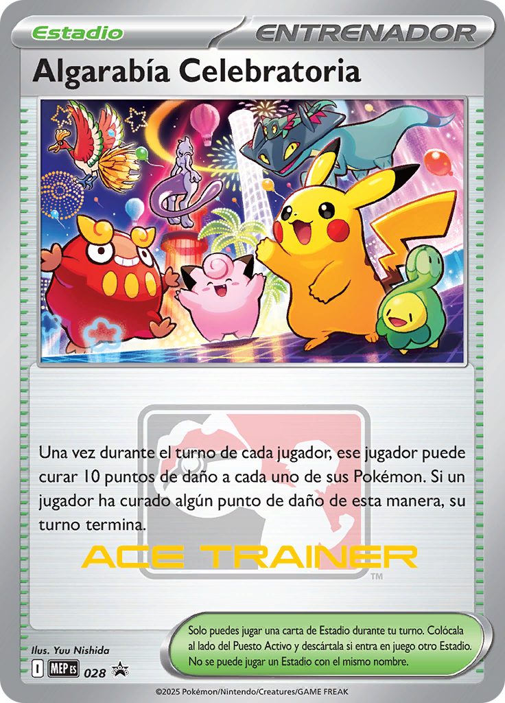 Algarabía Celebratoria 028 — MEP Black Star Promos (Spanish Pokémon TCG card)